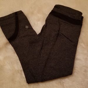 Lululemon Pace Rival Crop Herringbone